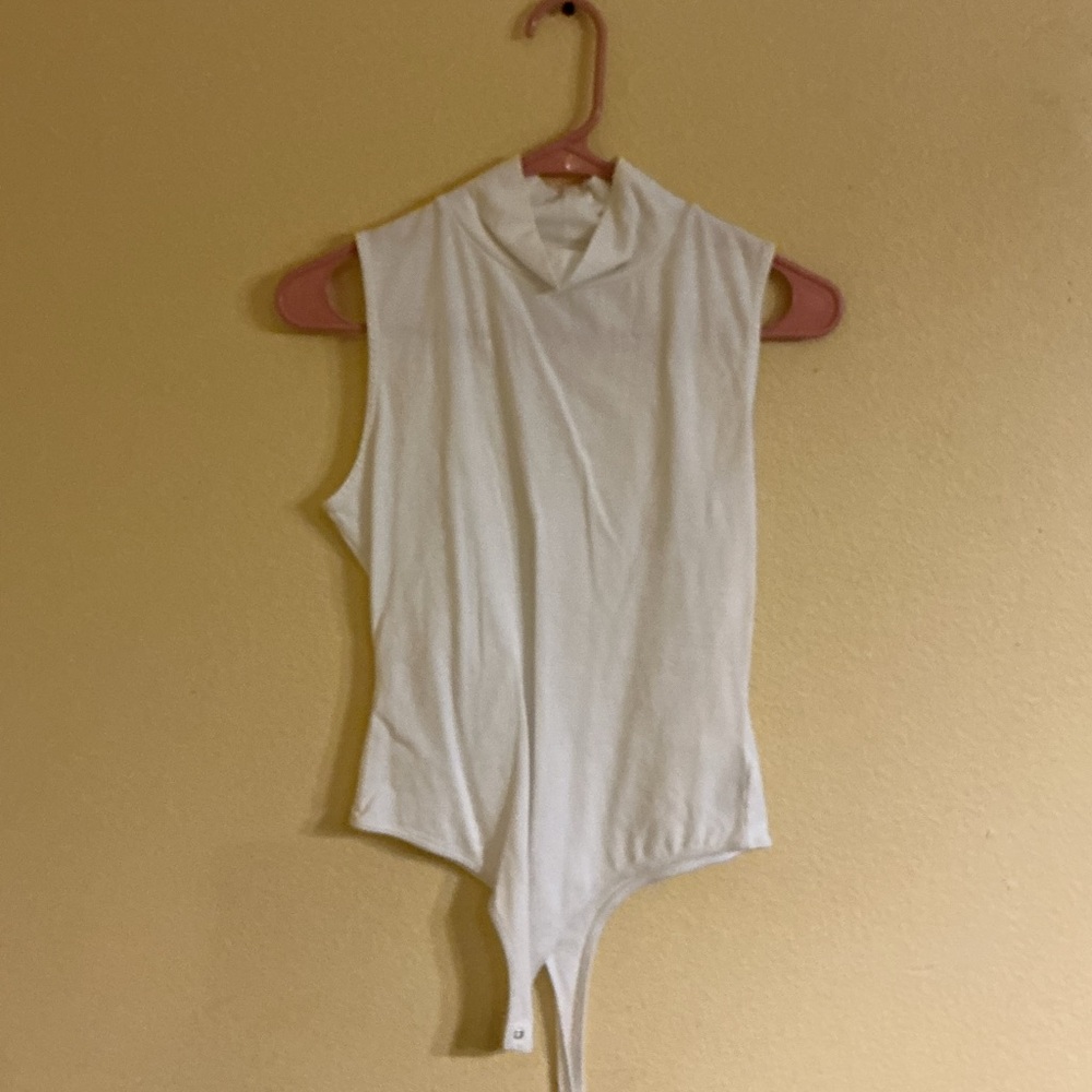 Sleeveless White Top